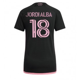 Inter Miami Jordi Alba #18 Borta Kläder Dam 2024-25 Kortärmad